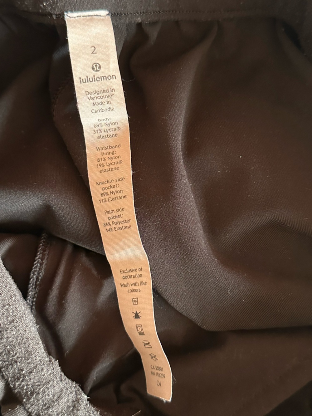 Lululemon Keep Moving Pant 7/8 High-Rise - Sz 2 - Picture 9 of 10